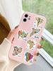 50PCS Flower Stamps Art INS Style Stickers Graffiti Laptop Luggage Skateboard Decorative Phone Skateboard Waterproo Stickers