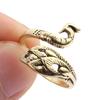 Crochet Loop Peacock Design Adjustable Sewing Ring Wear Thimble Knitting Supplies