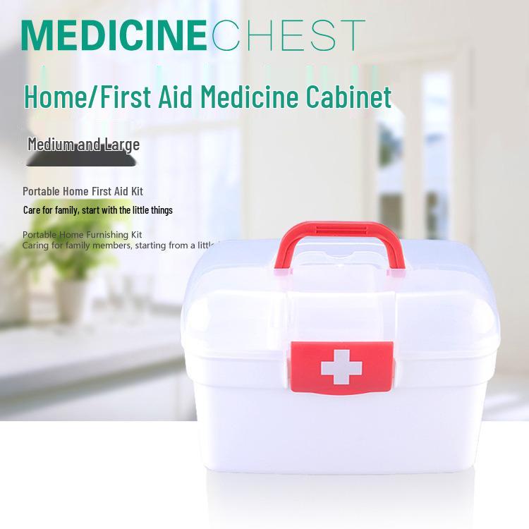 Portable Medicine Box for Household, Hospital, Pharmacy - Customizable with Logo