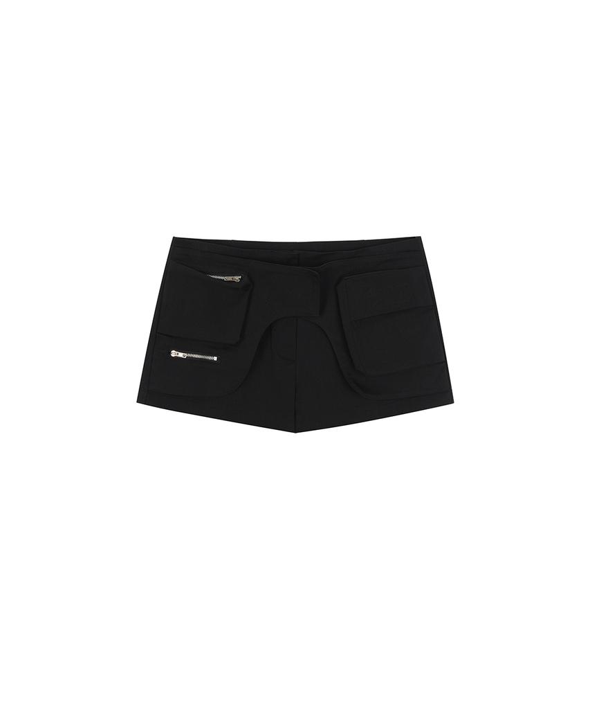 Sailpeulei Multi-Pocket Utility Shorts / Black