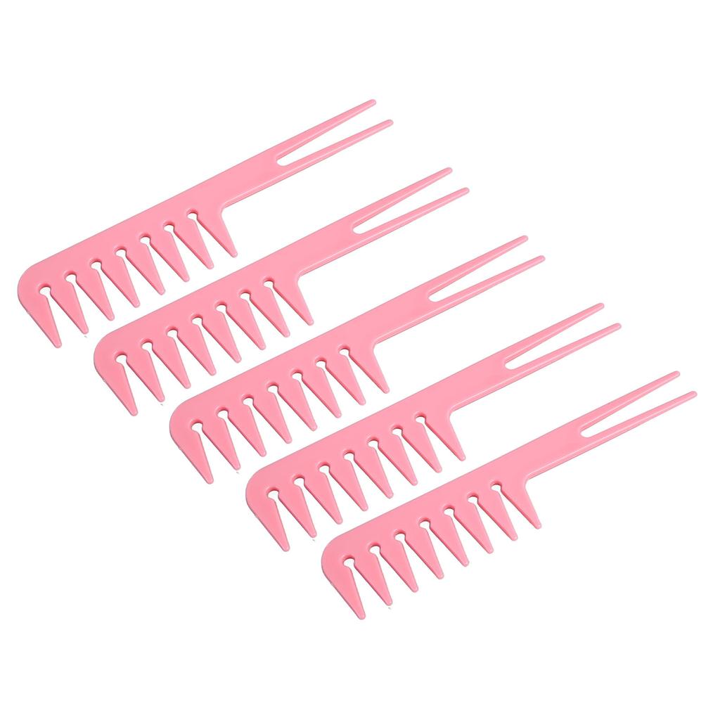 10Pcs Wide Tooth Comb Durable ABS Wide Tooth Safe Glossy Multi Purpose Hair Dye Comb for Hair Dye Styling