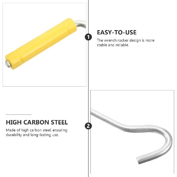 

Angoily Рукоятка для домкрата-ножниц Замена Высокоуглеродистая сталь Автомобиль Сталь Шина Колесо Баллонный ключ Рукоятка для домкрата-ножниц для Автомобиля Грузовика Фургона Аксессуары