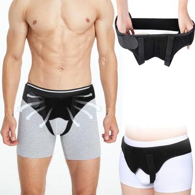 Ceinture herniaire confortable avec 2 coussinets de compression amovibles, bandage herniaire, orthèse de soutien ombilical pour femmes