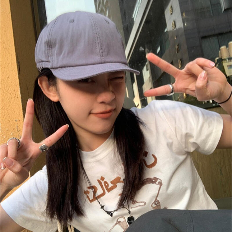 On the Moment Band Stopper Cotton Short Cap C3 Gray GRAY