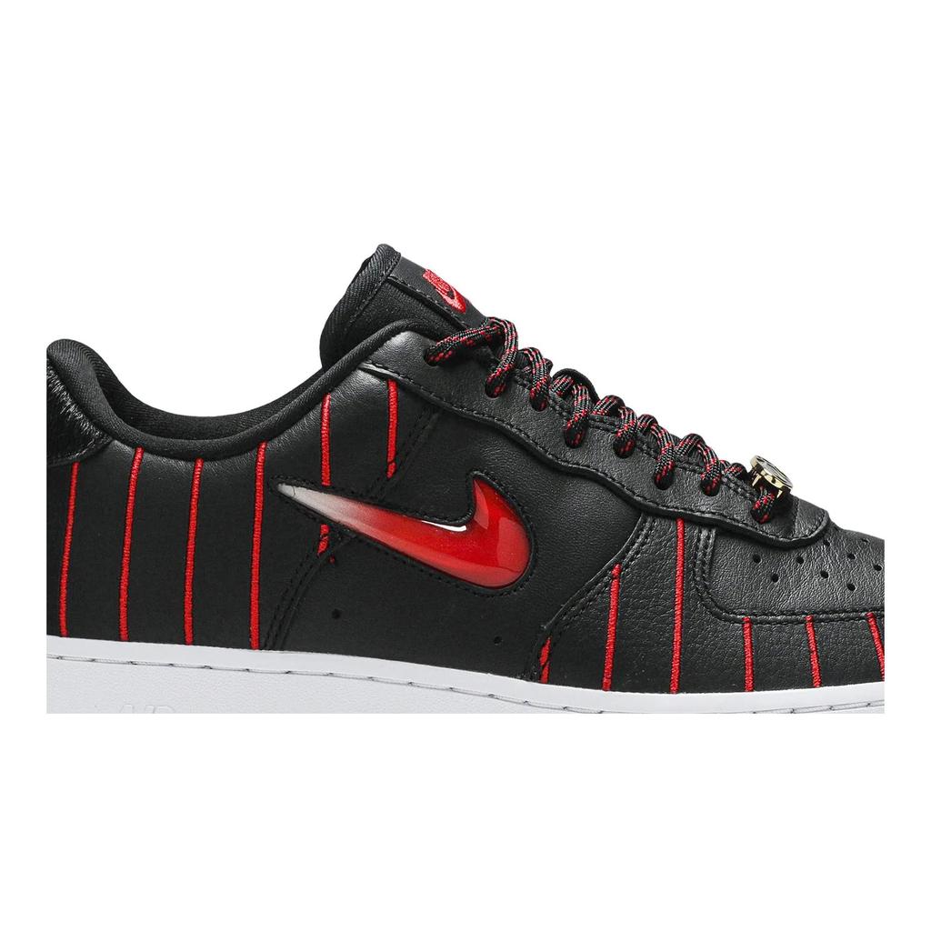 Nike Womens Air Force 1 Jewel Low 'Chicago' (women's sizes) Black / University Red / Black / White Skate Shoes CU6359 001