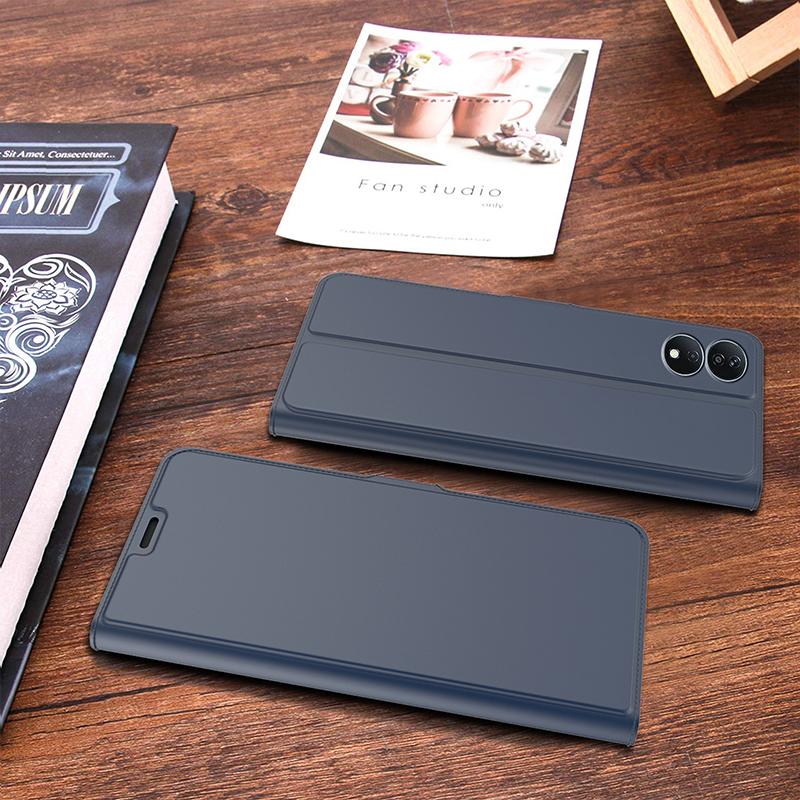 For Honor X7b 4G/5G/90 Smart Phone Case Leather+TPU Phone Cover Card Holder Dual Magnetic Clasp