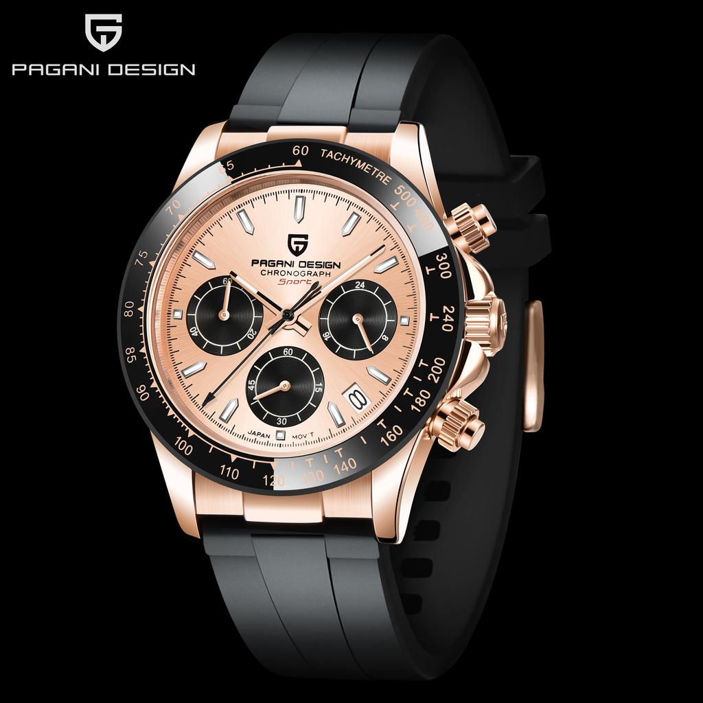 Pagani Design New TOP Brand Luxury Men's Watch with Box Multi-functional 100m Waterproof Fashion Luminous Men's Quartz Watches