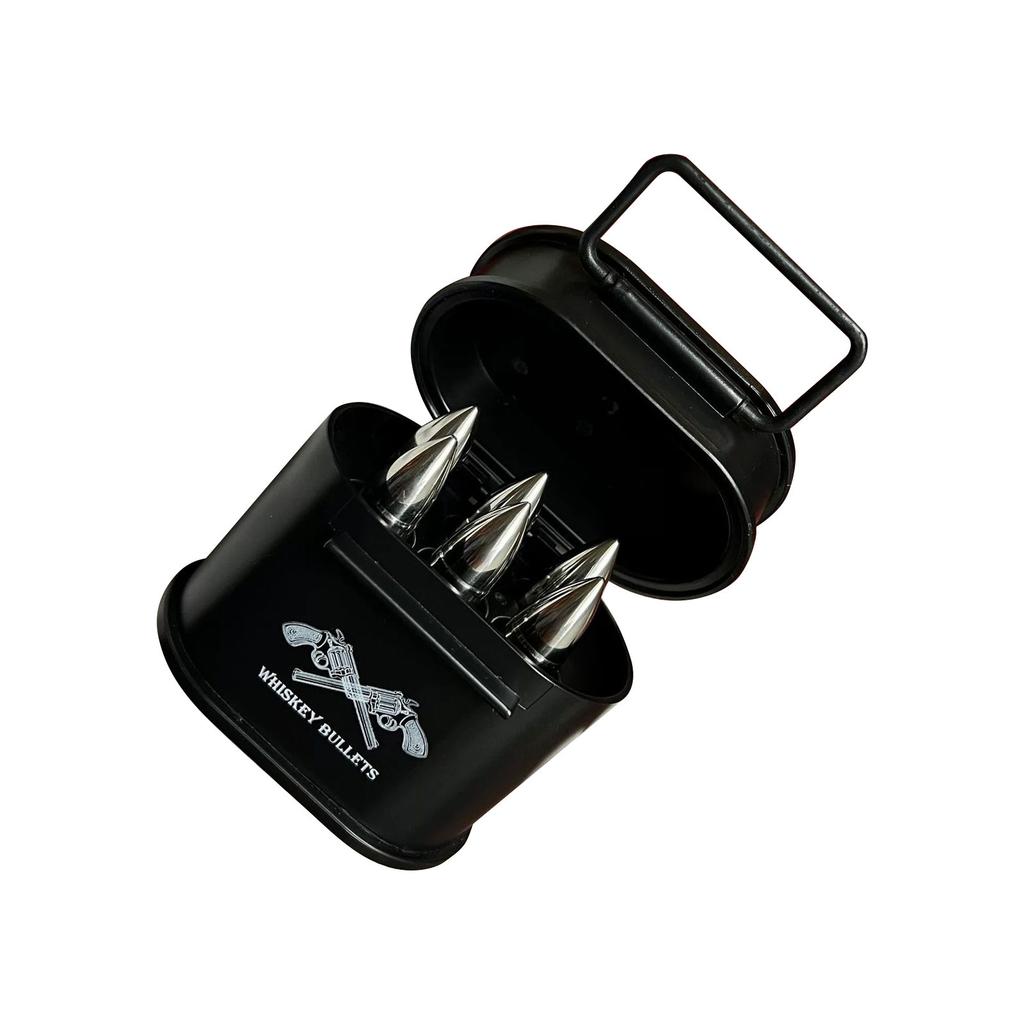 Whiskey  Cubes Gift Set – 6 Metal Cubes,Stainless Steel Whiskey Ice Cubes,Cool Whiskey Gifts For Men, Father's Day, Boyfriend