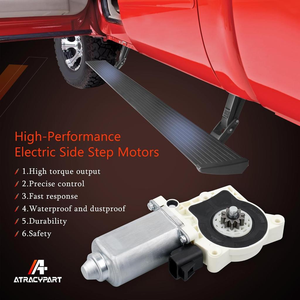 80-03129-90 Electric Side Step Running Board Motor, Replacement for AMP Research Step Running Board Motor Compatible with GM, Dodge, Hummer Electric