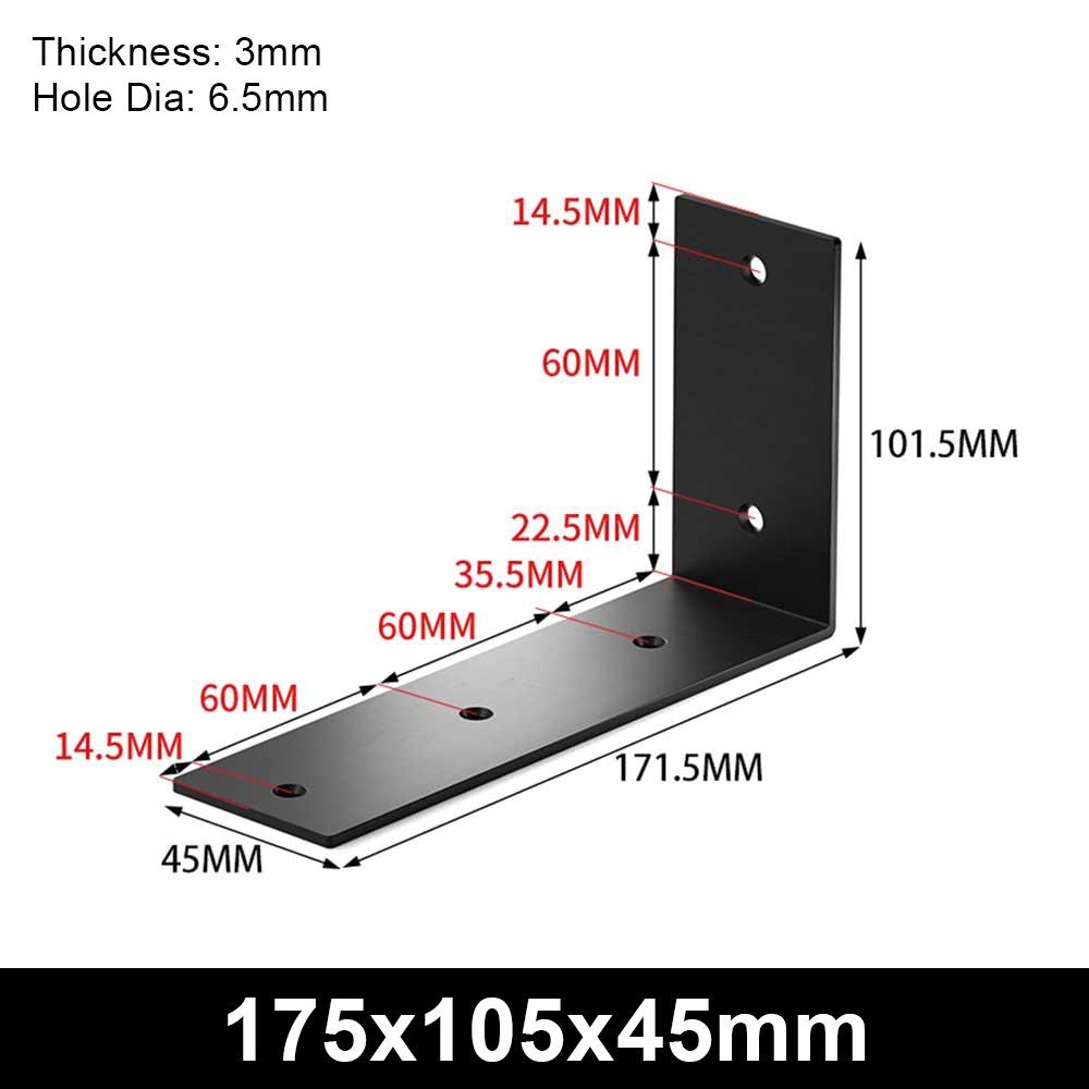 1Pcs 90 Degree Corner Stand L-shaped Mending Plate New Angle Bracket  Furniture Hardware