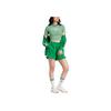 Adidas Originals Badge Slim 3-Stripes T-Shirt Comfortable Versatile Round Neck Short Sleeve Women Tops Green IY5238