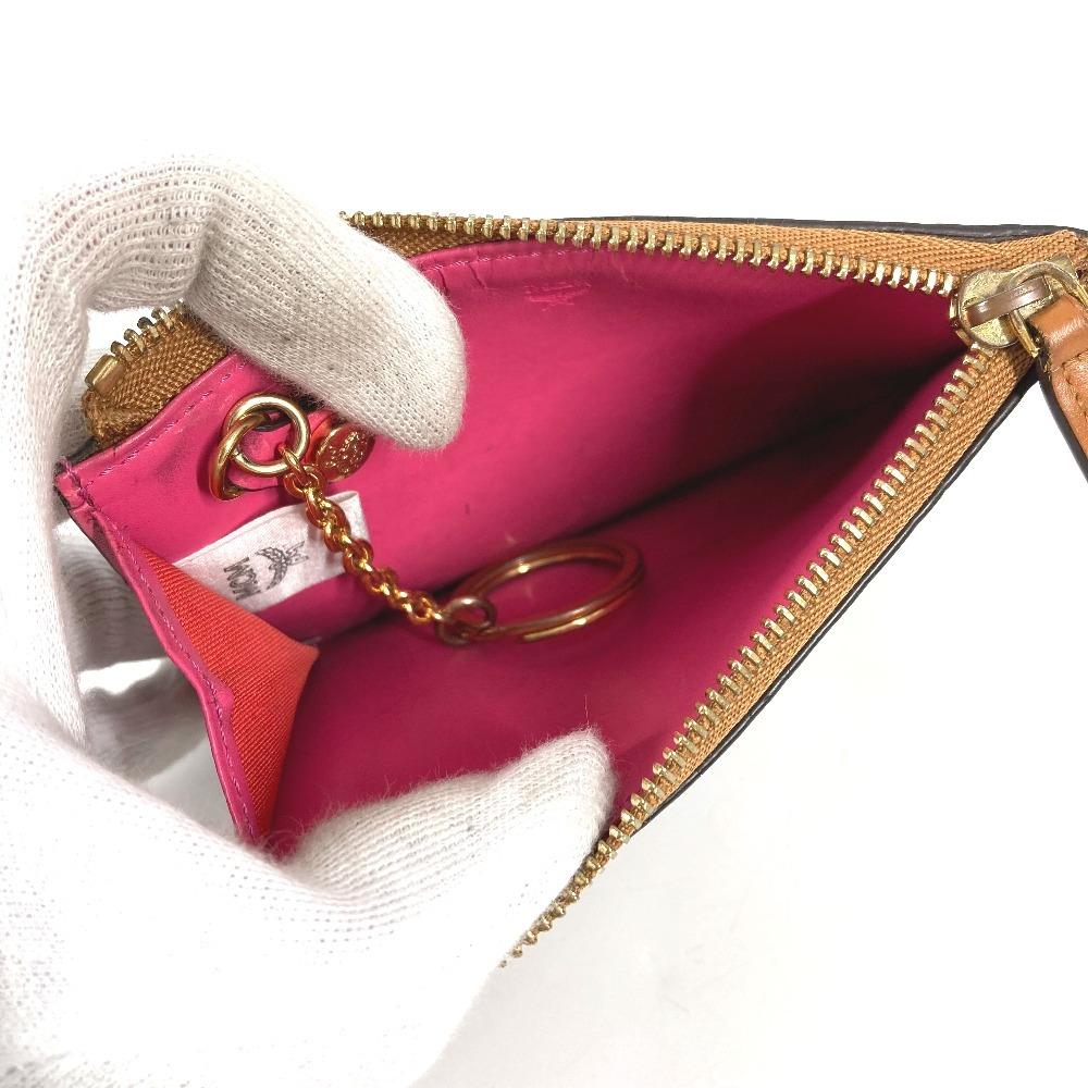 MCM Vicetos logo Wallet Coin Compartment with key ring coin purse