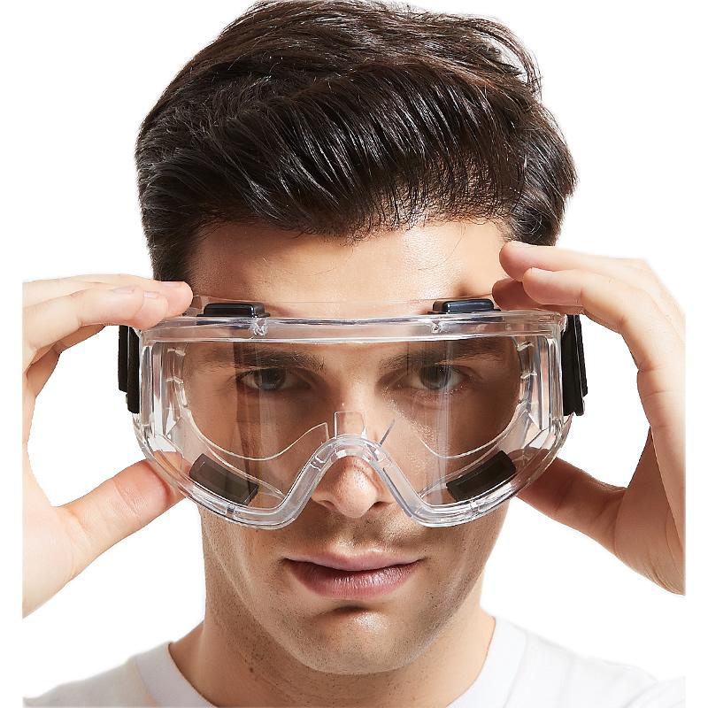 New Anti-Splash Safety Goggles Impact Resistant Windproof Anti-Dust Protective Glasses Wide View For Work DIY Daily Safety