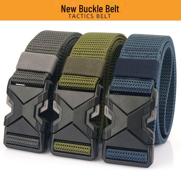 2023 Unisex Tactical Nylon Quick-Dry Belt with Zinc Alloy Buckle