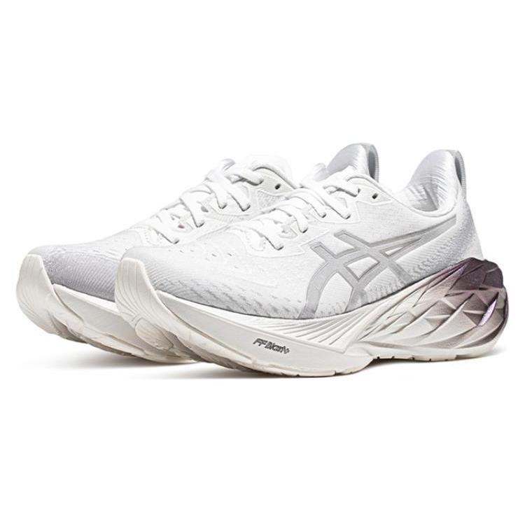New Asics Novablast 4 Platinum Real White Pure Silver Women's 1012B722-100