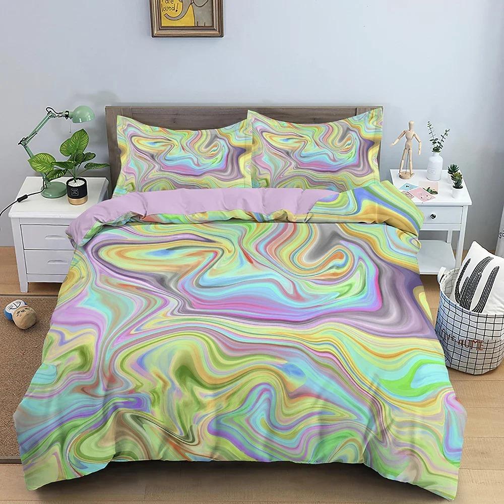 Comfortable Stylish Pattern Duvet Cover Set With Duvet Cover And Pillowcases King Queen Twin Sizes For All Ages