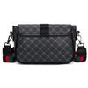 Trendy Unisex Saddle Bag Casual Flip Lock Shoulder Bag High Quality Sports Versatile Crossbody Bag Waterproof Storage Handbag