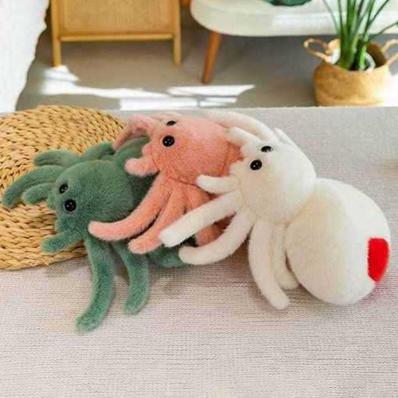 Cute 25Cm Plush Toy Plush Reptile Simulation Spider Hallows' Day Crawling Pet Doll