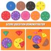 Toy Math Teaching Toy Fraction Educational Montessori Educational Fraction Instrument Demonstrator