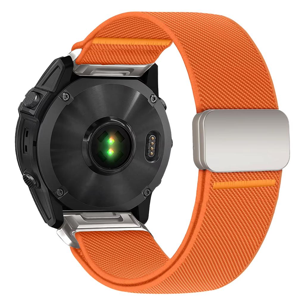 Magnetic Nylon Band For Garmin Fenix 8 7 Pro 7S 6X 6 5Plus Venu 3 Tactix 7 bracelet correa Fenix 8 7x 26mm 22mm Quick Fit Strap