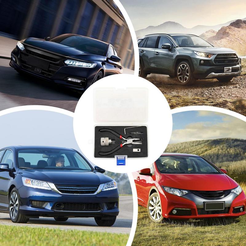 For Honda Ignition Car Lock Pin Removal Extractor Repair Tool Kit Peg Puller Box Ignition Lock Dowel Pin Removal Tool Kit Repair