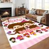 Custom personalization Monchich Area Rug - Perfect For Kitchen, Bathroom,Laundry Room Decor Large Size Available,Gift All Seasons