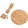 Wooden Thread Holder Rack, 8 Spools Beech Wood Embroidery Quilting Sewing Tools Bobbin Holder, Sewing Storage Rack Holder