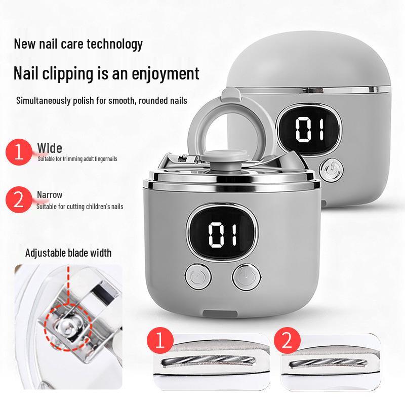 Wiederaufladbarer 2-in-1 Elektrischer Nagelknipser & Nagelfeile für Babys und Kinder