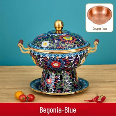 Hanyou Enamel Copper Single-Serving Hot Pot
