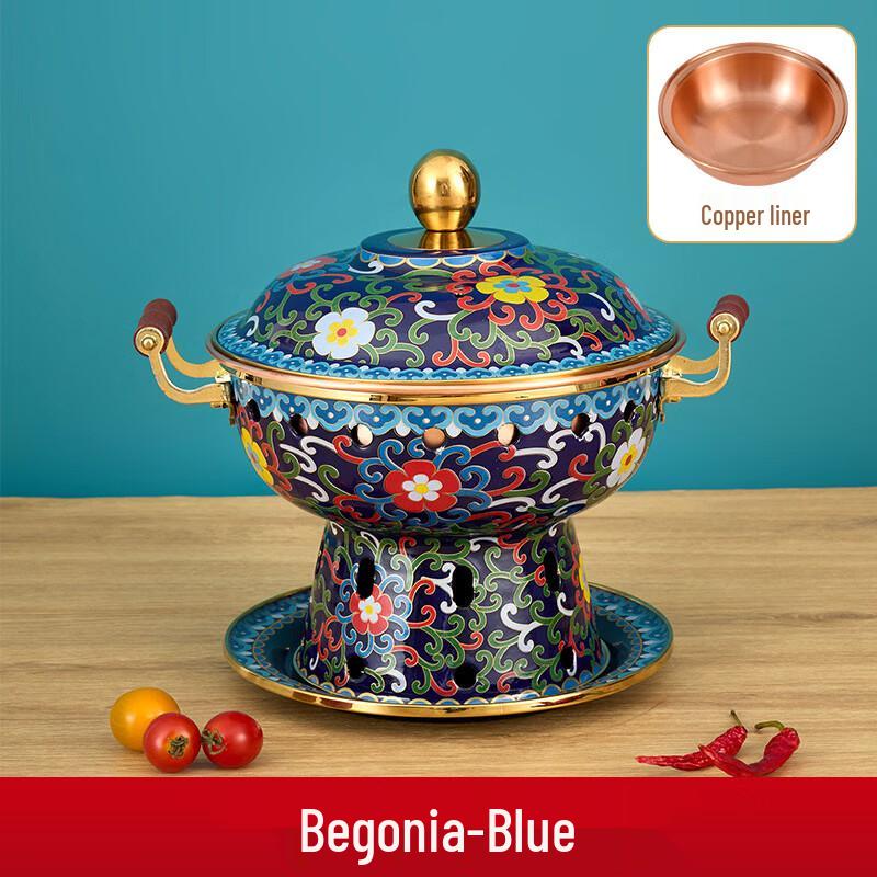 Hanyou Enamel Copper Single-Serving Hot Pot