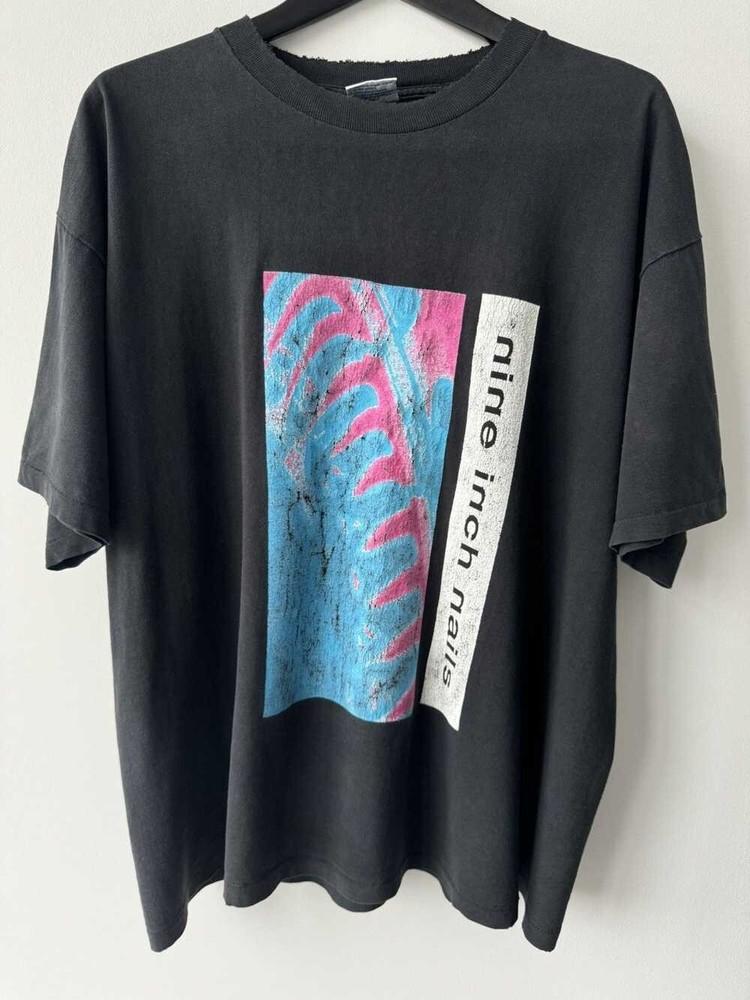 Vintage NINE INCH NAILS 1990 PRETTY HATE MACHINE VINTAGE T SHIRT  AN49638 Unisex T-Shirt XL