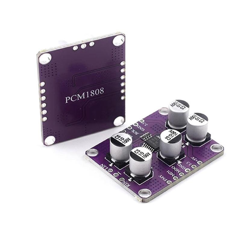 1/2/3 ks Pcm1808 24bitová zesilovací deska přehrávač modul 105dB SNR Audio Stereo ADC nesymetrický analogový vstup dekodér