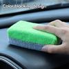 Double-sided Car Washing Sponge Microfibre Polyester Fabric Auto Waxing Polishing Crystallisation Sponge Cars Cleaning Tools