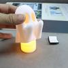 Light Up Halloween Ghosty Decors,Decorative Ghosty Figurines LED Ghosty Decors Halloween Party Decorations for Shelf