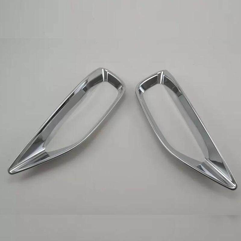 For Kia Sorento L 2015 2016 2017 2018 Car Body ABS Chrome Cover Trim Back Tail Rear Fog Light Hoods Lamp Frame Stick Eyebrow