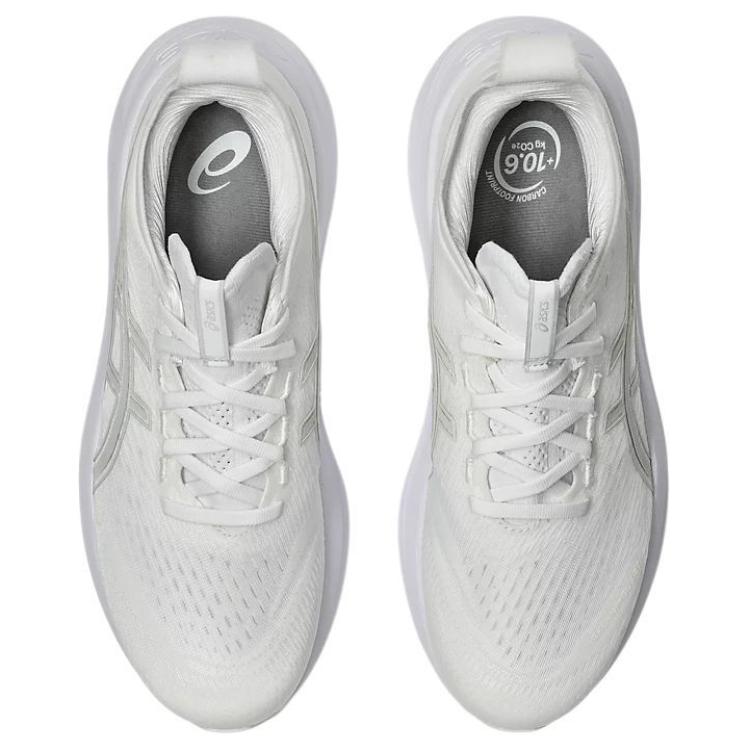 New Asics Gel Nimbus 27 White Glacier Grey 1011B958-100