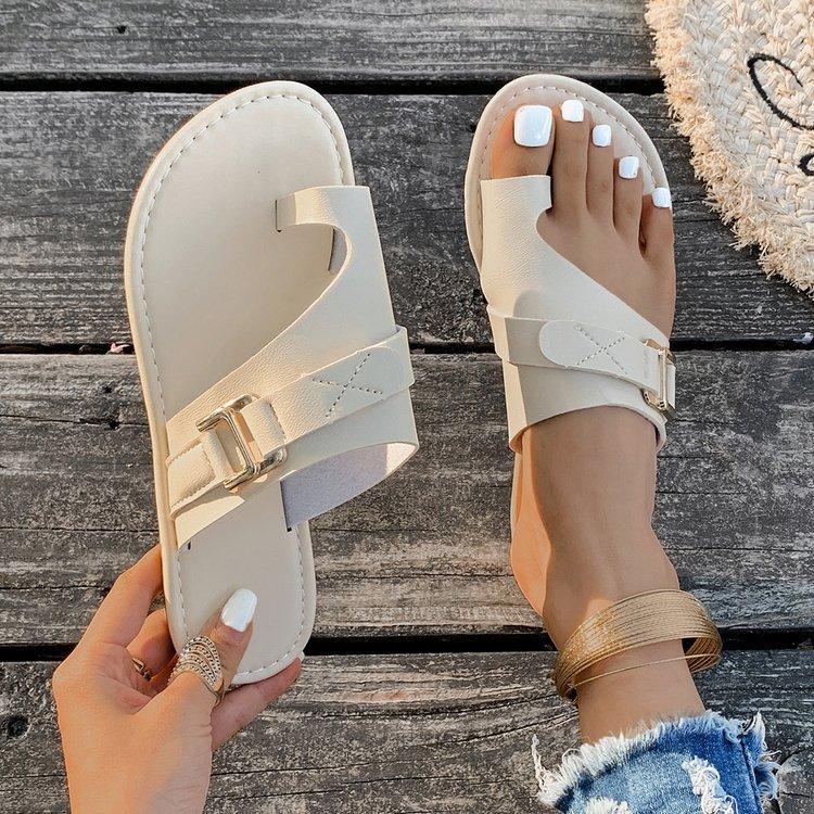 Large Size - Flat-toed Slippers for Women In Summer Flat-soled Sandals for Women 36 1993₽