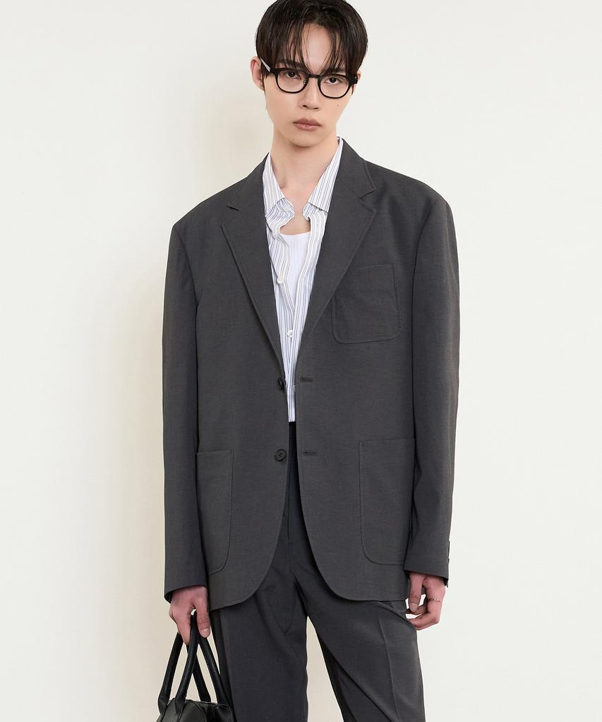 Tngt Hard Twist Set-Up Jacket (Gray) Tnja5E201G2