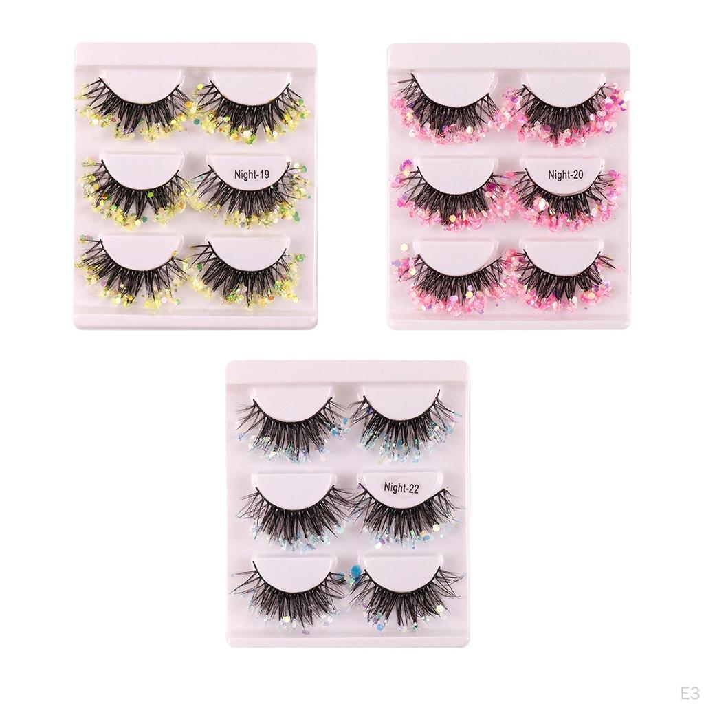 Eyelash Trio for Celebratory Gatherings