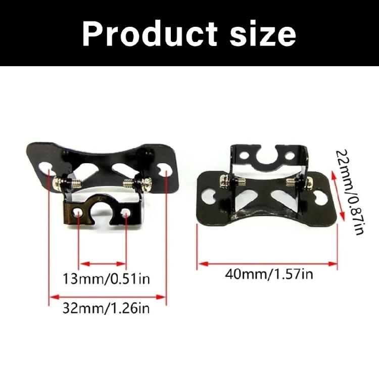 Car Rear View Camera Mount Rustproof Metal Construction Reverse Back Up Camera Holder Easy Installation