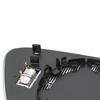 BMW 5 F10 / F11 2009- HEATED BLUE mirror insert left