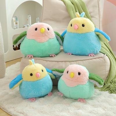 Parrot Dumpling Doll Plush Toy Bird Doll Companion Comfort Puppet Doll