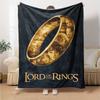 The Lord of the Rings Theme Printed Blanket - Perfect for Couch, Bed, Travel & Outdoor Use | Machine Washable, Cozy & Durable.