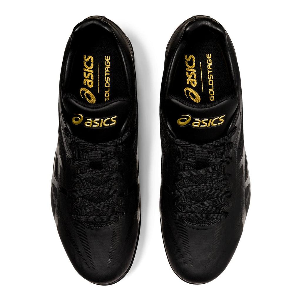 Baseball Metal GOLDSTAGE [Asics] Spikes, Fittings, MA, Black/Black, 25.5 cm, 3.5E