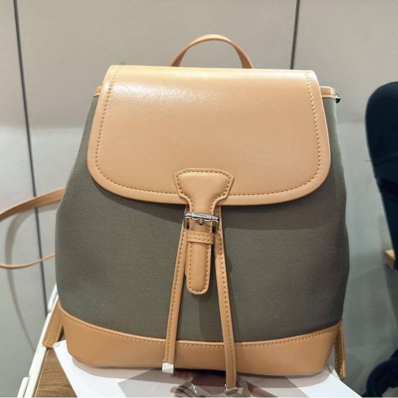 2025 New Cowhide Leather High-end Fashionable Backpack Schoolbag Single-shoulder Cross-shoulder Handbag Large-capacity Women's Bag