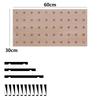 Wall Storage Hole Board Large Log Decoration Shelf Modern Living Room Storage Hole Board Creative Door Entrance Shelf Art Design