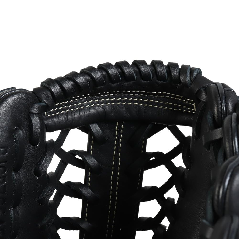 ZETT Youth Softball Ground Black Size BJGB76545F Glove, Hero, All-Around, (1900), M,