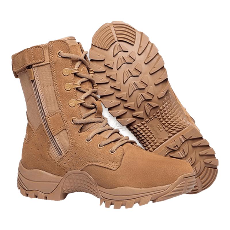 

Huqianhu Men s Brown Tactical Hiking Boots 40