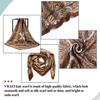 1 Pcs 27.5 Inches Satin Head Scarf Silk Like Hair Scarf Stain Bandana Hair Wrap Neck Scarf For Women(Brown)