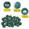 100Pcs Abrasive Buffing Wheels, 1 Inch Buffing Polishing Wheel Set with 1/8 Inch Shank, 20Pcs Each of 80 150 240 400 600 Grit Sc